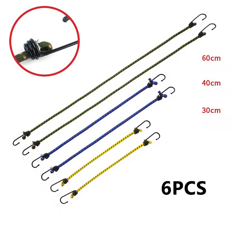 Outdoor Furniture Rope - 6 Buah Tali Elastis untuk Berkemah
