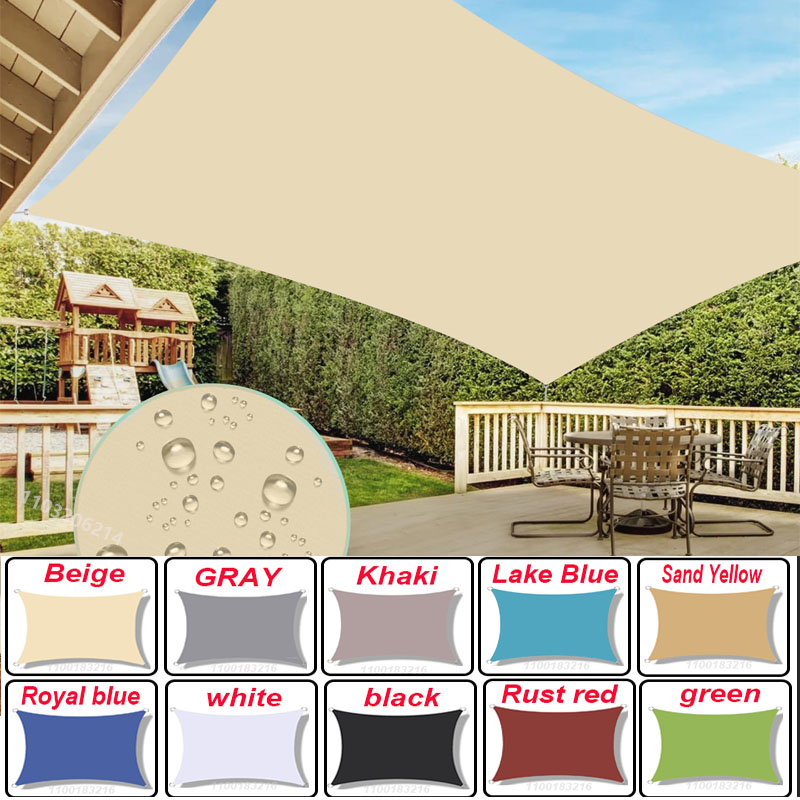Sun Sail Shade - Pelindung terik matahari tahan air, naungan