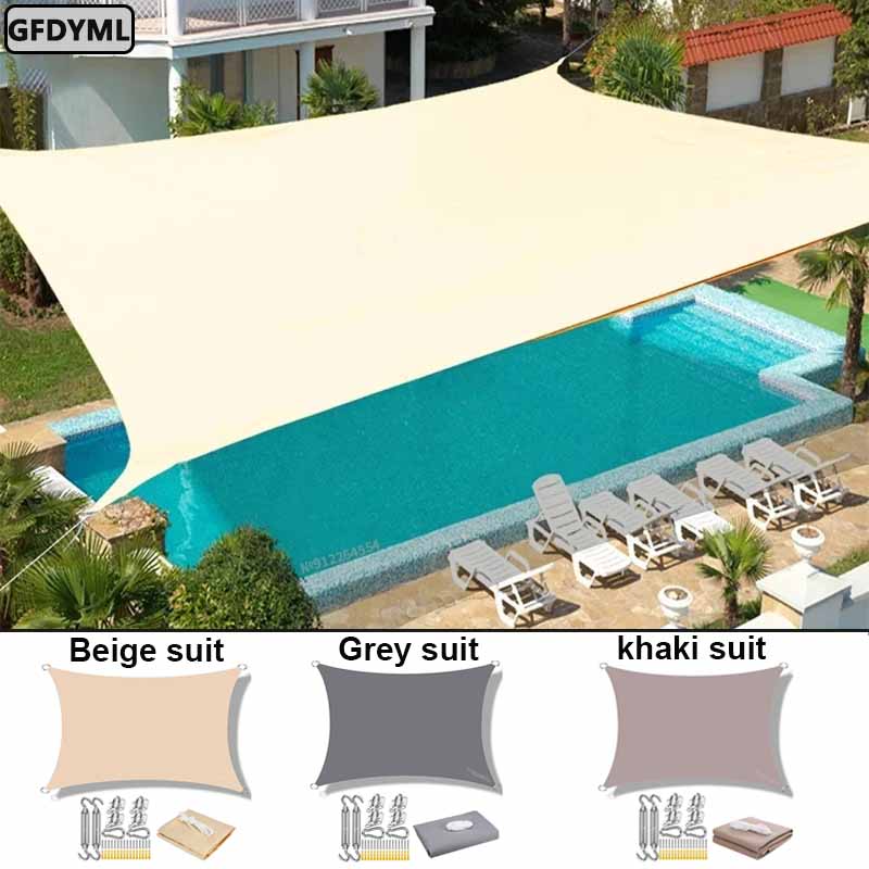 Sun Sail Shade - Tenda Pelindung Matahari Tahan Air, Naungan,