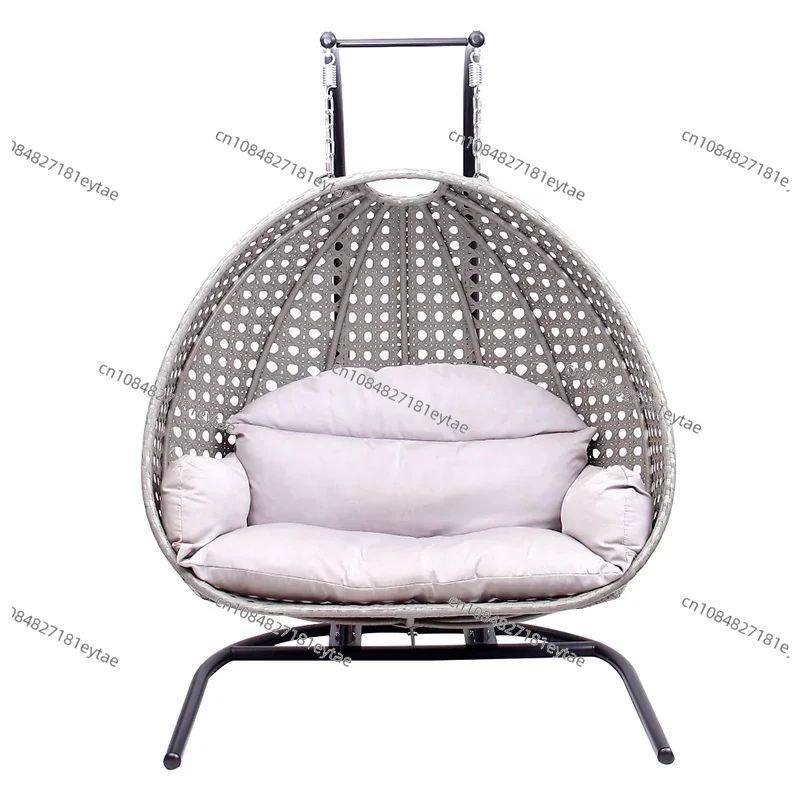Outdoor Furniture Grey - Kursi Gantung Rotan Modern untuk Teras