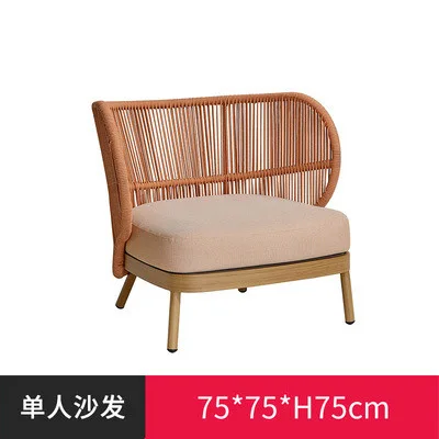 Outdoor Furniture Xl - Set Meja dan Kursi Rotan Luar
