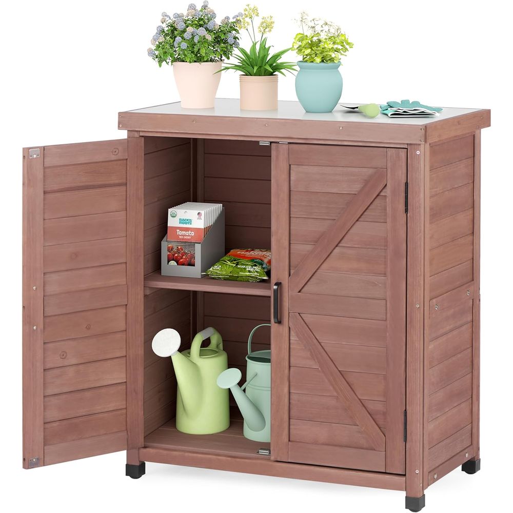 Outdoor Furniture Table - Lemari Penyimpanan Luar Ruangan & Meja