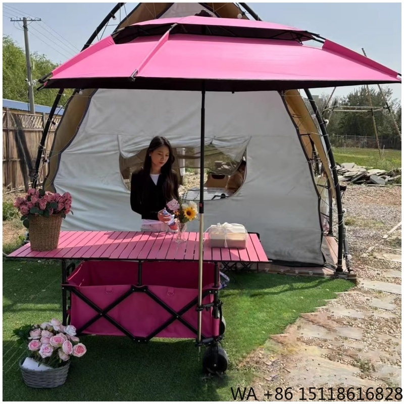 Outdoor Furniture Heavy - Gerobak Lipat Tugas Berat 420L Berkualitas