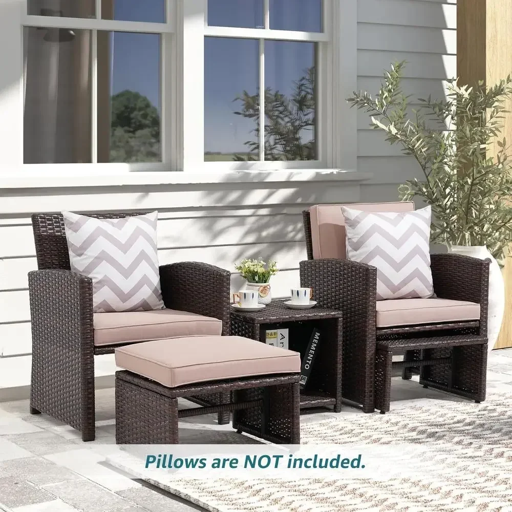 Set Furnitur Teras Luar Ruanga - Outdoor Furniture With Storage For Cushions ulasan dan harga