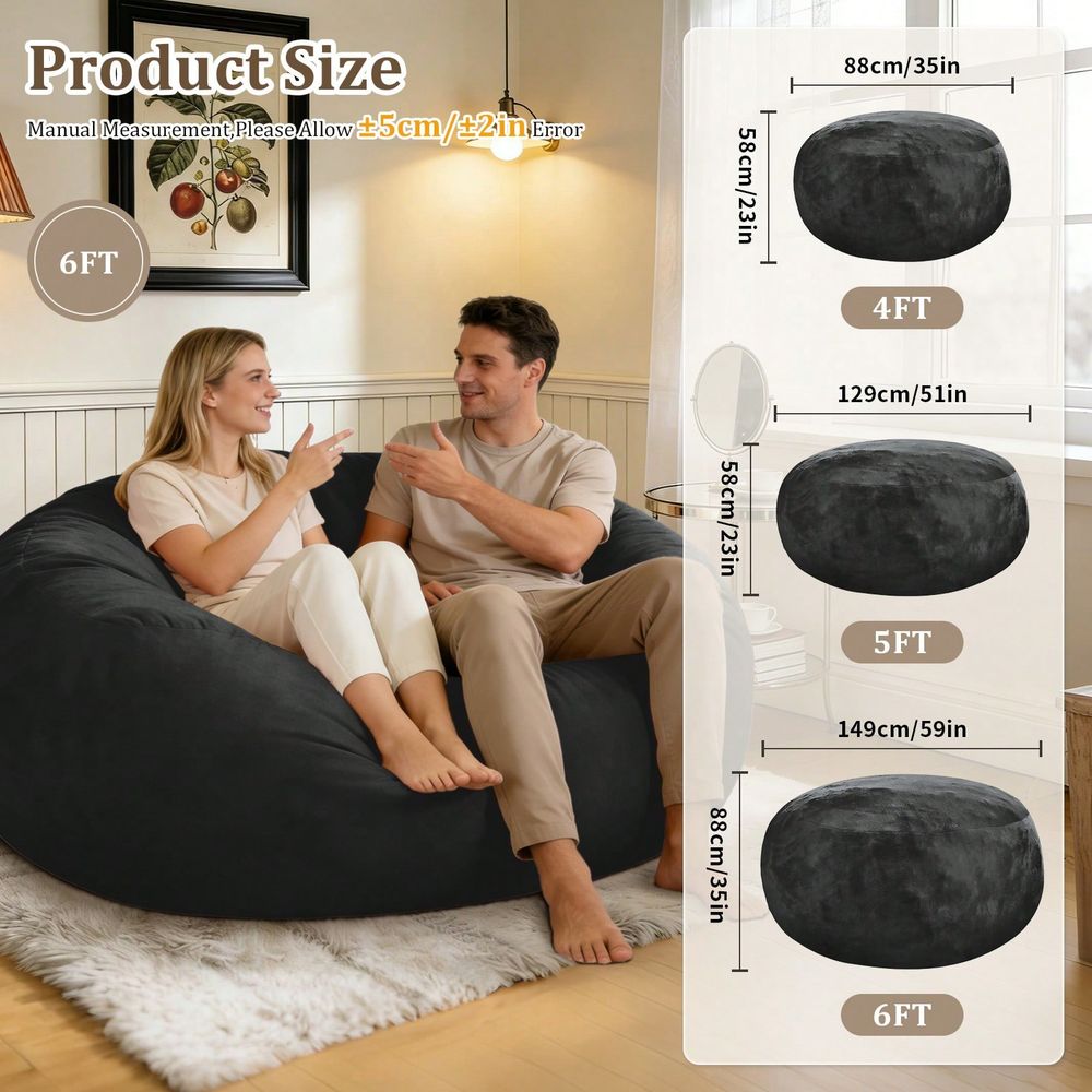 Kursi Bean Bag Abu-abu, Ukuran - Outdoor Furniture Grey ulasan dan harga