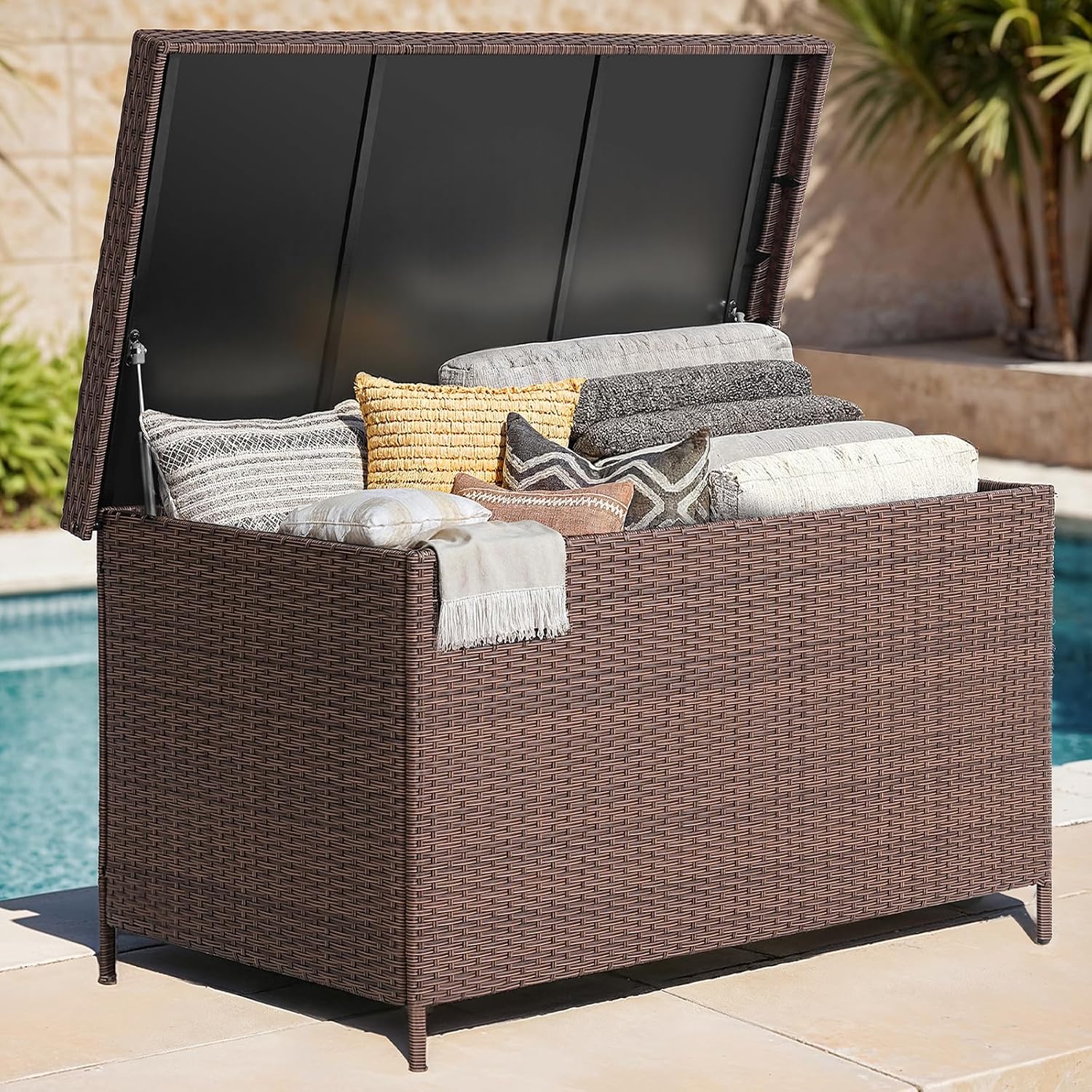 Kotak Penyimpanan Resin XL 158 - Outdoor Furniture Xl ulasan dan harga