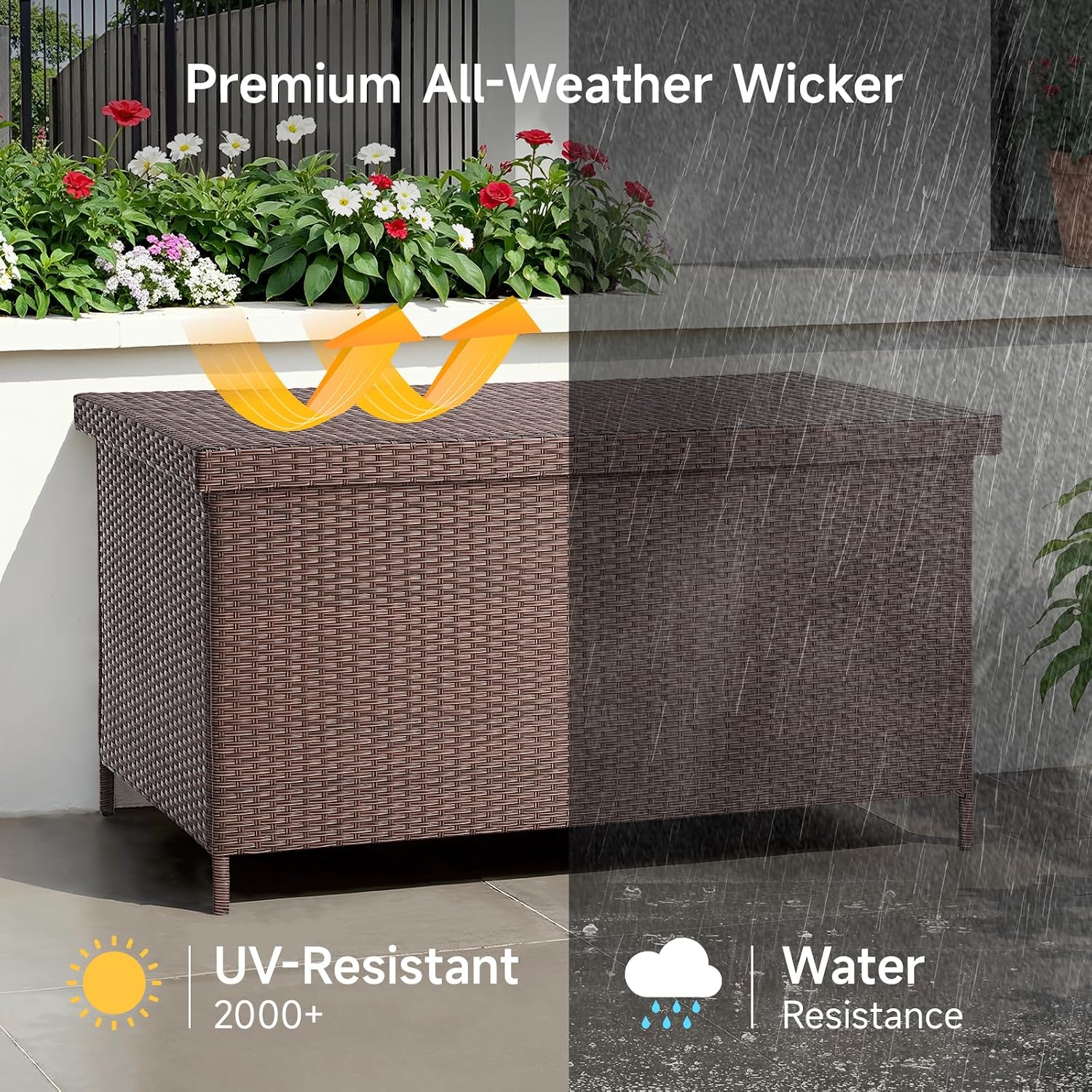 Kotak Penyimpanan Resin XL 158 - Outdoor Furniture Xl ulasan dan harga