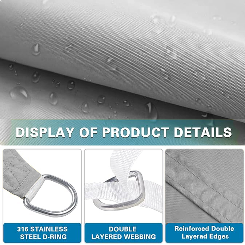 Pelindung terik matahari tahan - Sun Sail Shade ulasan dan harga