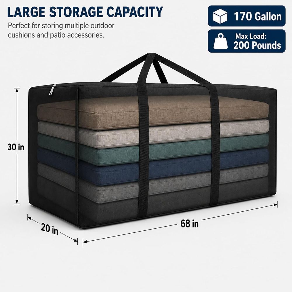 Tas Penyimpanan Bantal Teras E - Outdoor Furniture With Storage For Cushions ulasan dan harga