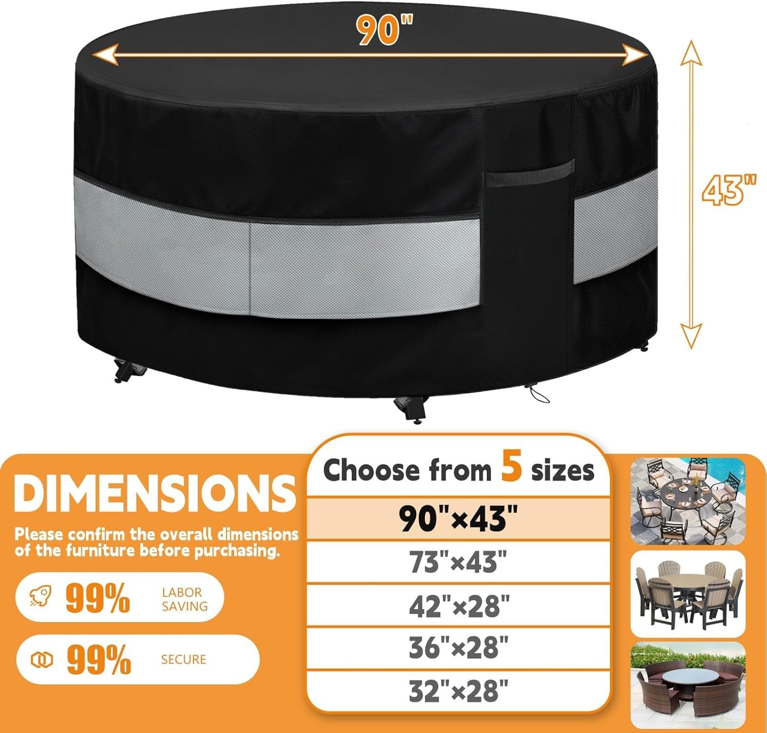 Penutup Furnitur Bar Patio Bul - Outdoor Furniture Grey ulasan dan harga