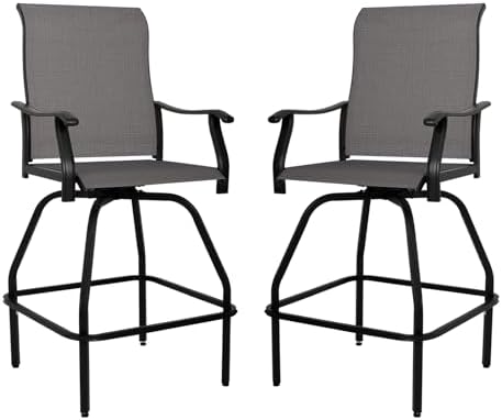 Set Bar Patio 2pcs Kursi Bar P - Outdoor Furniture Grey ulasan dan harga