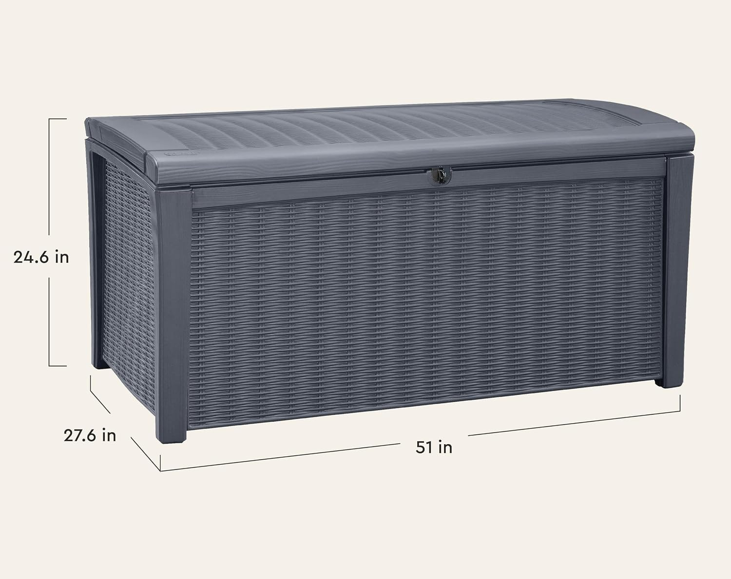 Kotak Penyimpanan Luar Ruangan - Outdoor Furniture With Storage For Cushions ulasan dan harga