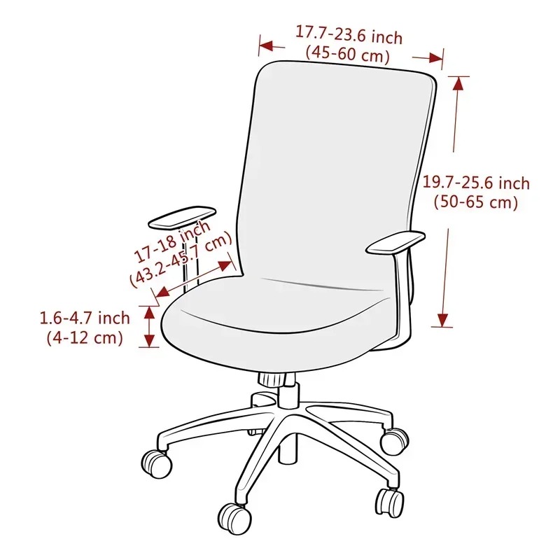 1 Buah Penutup Kursi Kantor Ja - Outdoor Furniture Xl ulasan dan harga