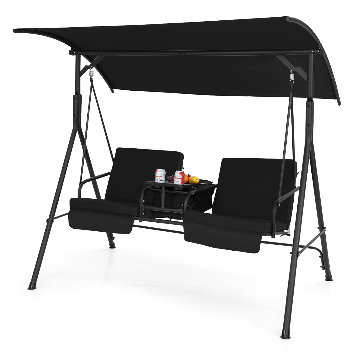Ayunan Teras untuk 2 Orang, Ay - Outdoor Furniture With Storage For Cushions ulasan dan harga