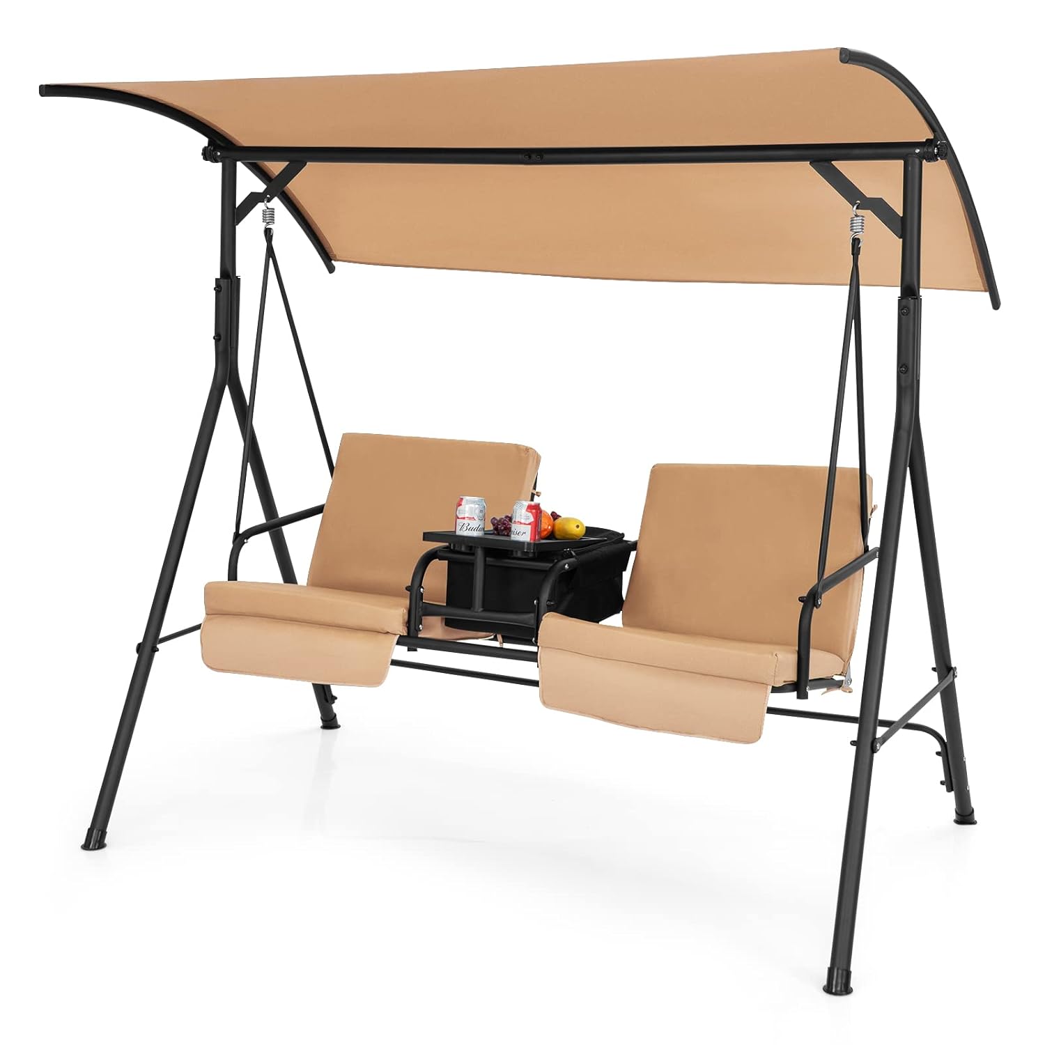 Ayunan Teras untuk 2 Orang, Ay - Outdoor Furniture With Storage For Cushions ulasan dan harga