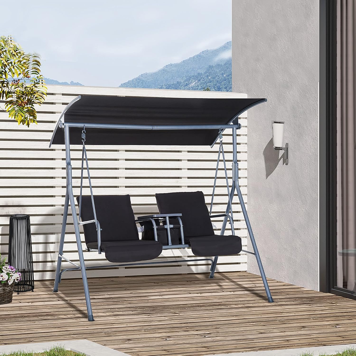 Ayunan Teras Luar Ruangan untu - Outdoor Furniture With Storage For Cushions ulasan dan harga