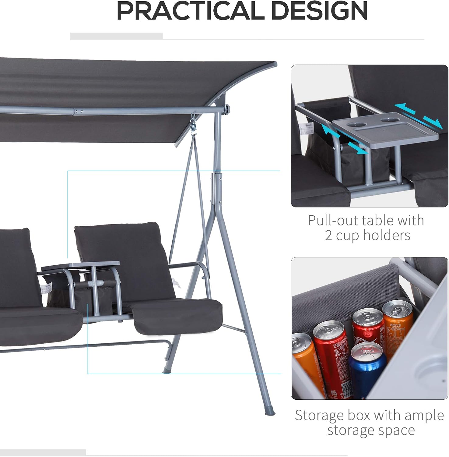 Ayunan Teras Luar Ruangan untu - Outdoor Furniture With Storage For Cushions ulasan dan harga