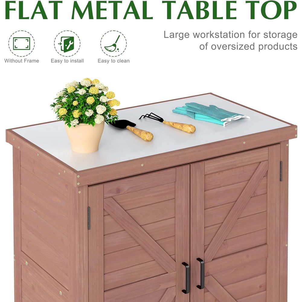 Lemari Penyimpanan Luar Ruanga - Outdoor Furniture Table ulasan dan harga