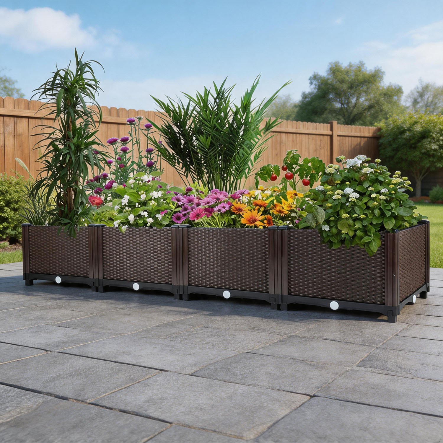Kotak Tanaman Plastik Besar 16 - Outdoor Daybed Furniture ulasan dan harga