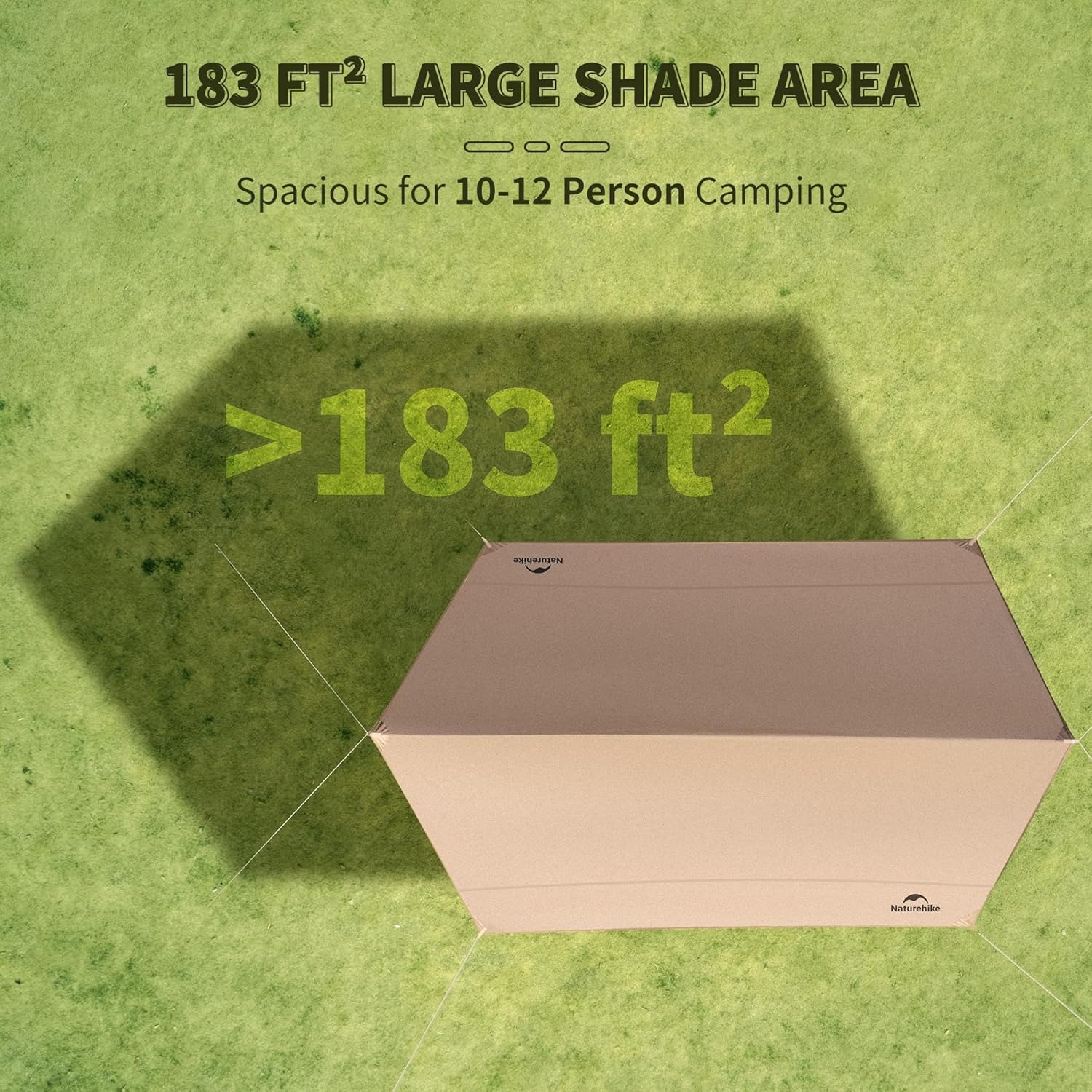 Naturehike Kanopi Tahan Air Be - Sun Sail Shade ulasan dan harga